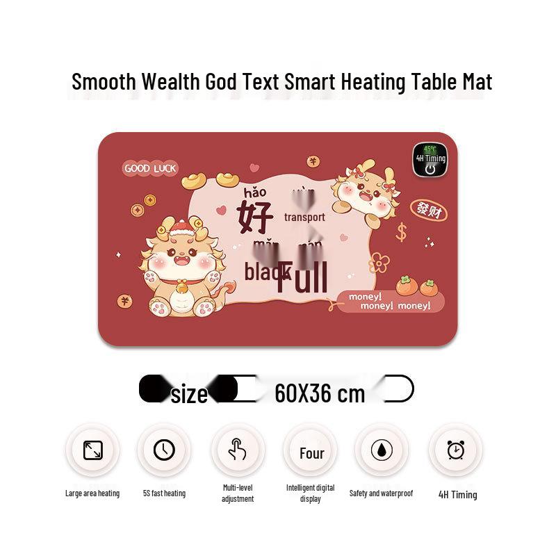 Ekstra Büyük Isıtmalı Mouse Pad & Masa Matı - Sıcak Ofis Masaüstü El Isıtıcısı