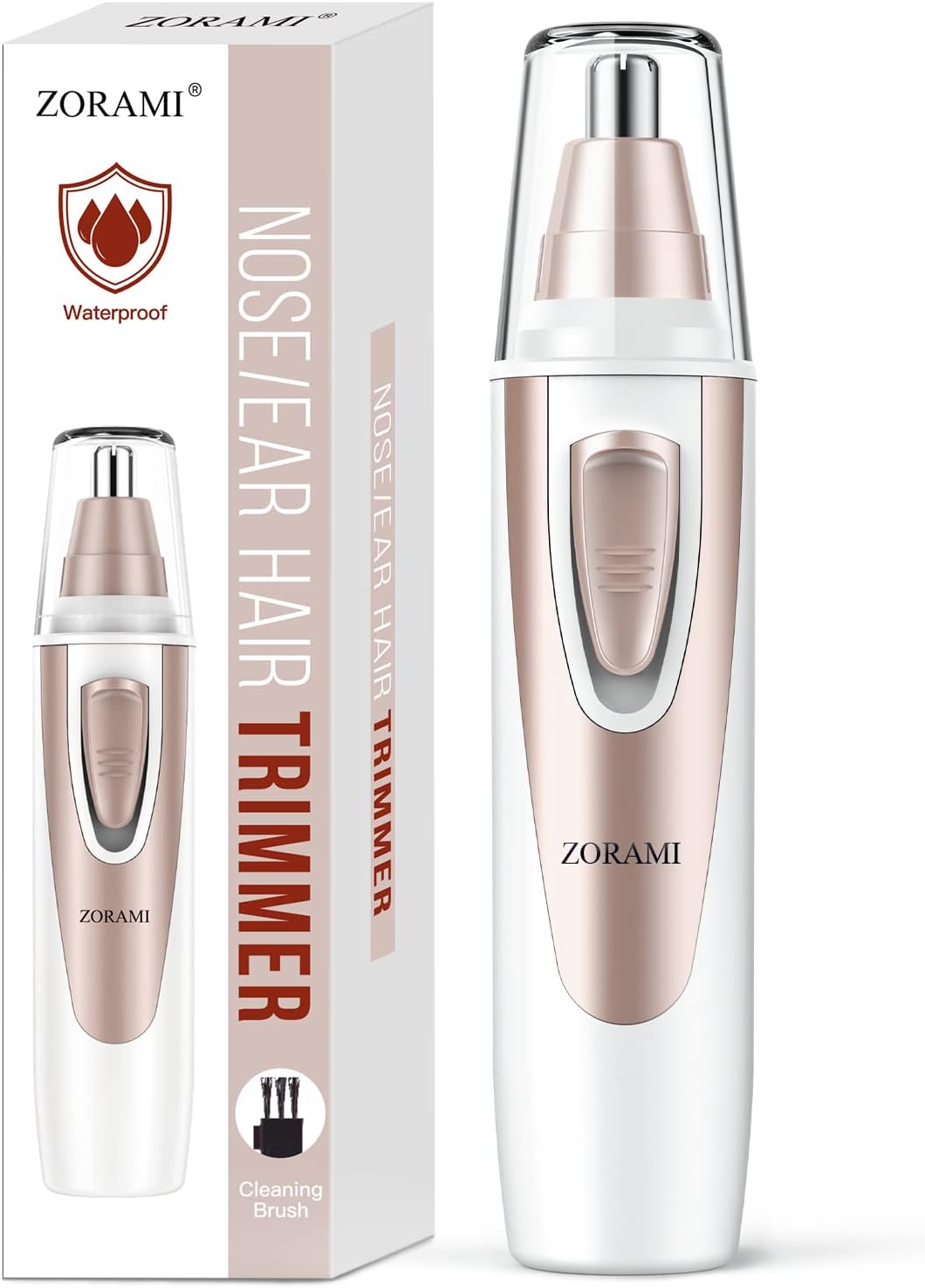 

Ear and Nose Hair Trimmer Clipper - 2026 Professional Painless Eyebrow & Facial Hair Trimmer for Men Women, Battery-Operated Tri United States