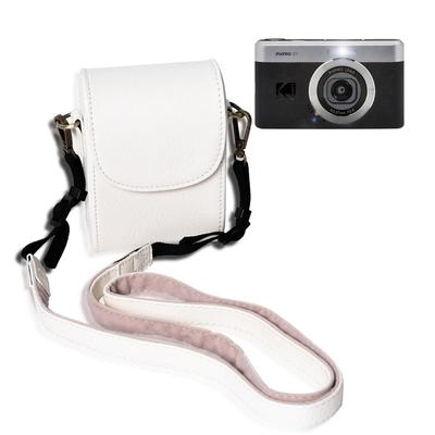 HNWEIWEI Hoesje en Cover voor Kodak PixPro C1 Camera, Grote Capaciteit, Schokbestendig en Winddicht, Wit