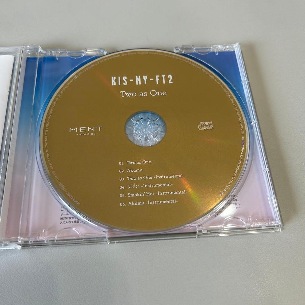 Used Kis-My-Ft2 Two As One 3-Disc CD Set Bundle