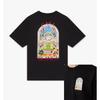Vânzare Fierbinte T-shirt cu Imprimeu Grafic Casa și Arcuri Mânecă Scurtă Modă High-street Bărbați Femei Larg Casual Supradimensionat Gât Rotund Vară Nouă Tee