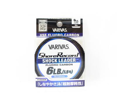 Varivas Fluorokarbónové Shore Record Shock Leader Line 30m 6lb (9871)