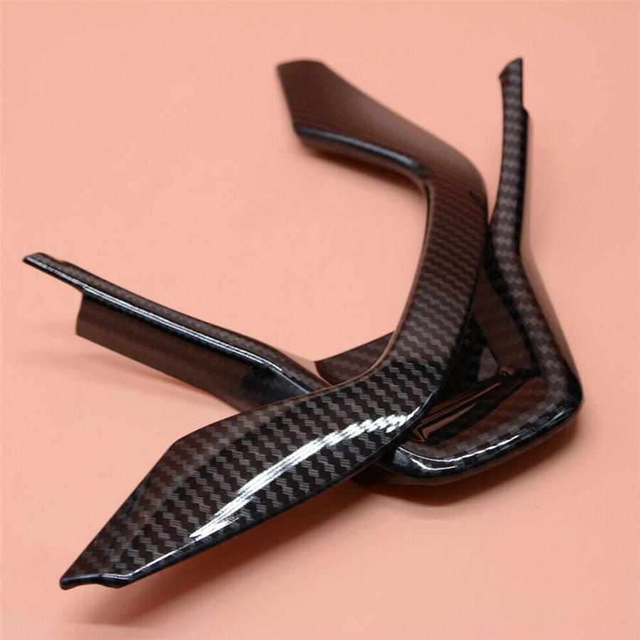2× Carbon Fiber Style Steering Wheel Frame Cover Trim For Honda Accord 2018 2019