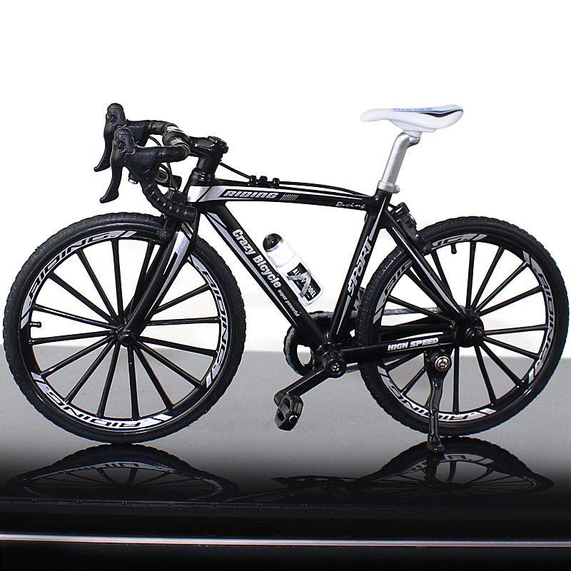 Exquisite Alloy Simulation Bicycle Model Ornaments Mini Bike Collectible Gift