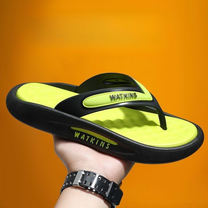 

Мужские шлепанцы, летняя уличная пляжная мужская обувь на толстой подошве, шлепанцы на мягкой подошве, сандалии для пар 40-41