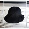 Fashion Fisherman's Hat Female Spring and Summer Pleated Elastic Show Face Small Sun Hat Female Summer Small Brim Color Combination Leisure Basin Hat