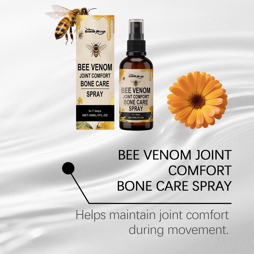 South Moon Bee Venom Joint Care Spray Gentle Nourishing Care for Joint Skin Comfortable External Spray 30ml