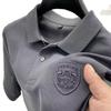 Hochwertiges besticktes Poloshirt für Herren - Kurzarm Sommer Freizeit Revers T-Shirt