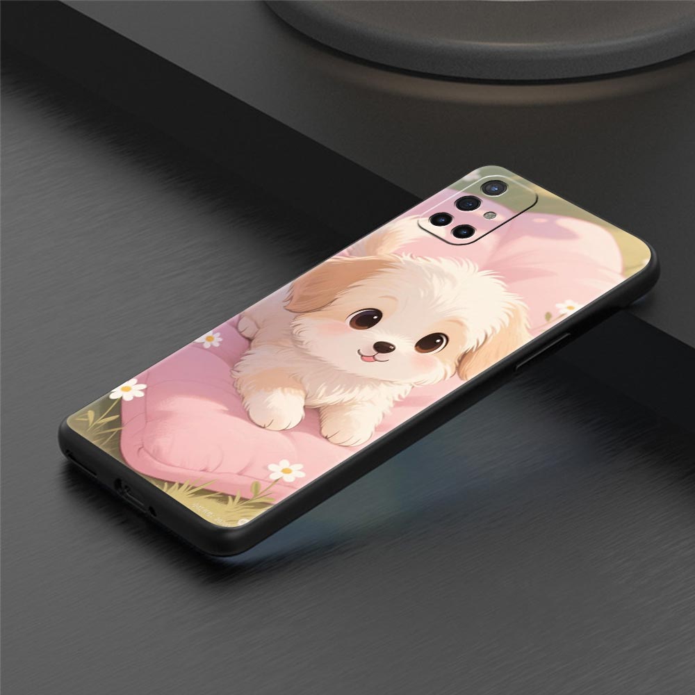 Cute Little Dog Phone Case For Oneplus 13R 13 12R 11 10T 10R Nord N100 N200 N10 10 9 9R 9RT CE 3 2 Z Pro 5G Soft TPU Cover Capas
