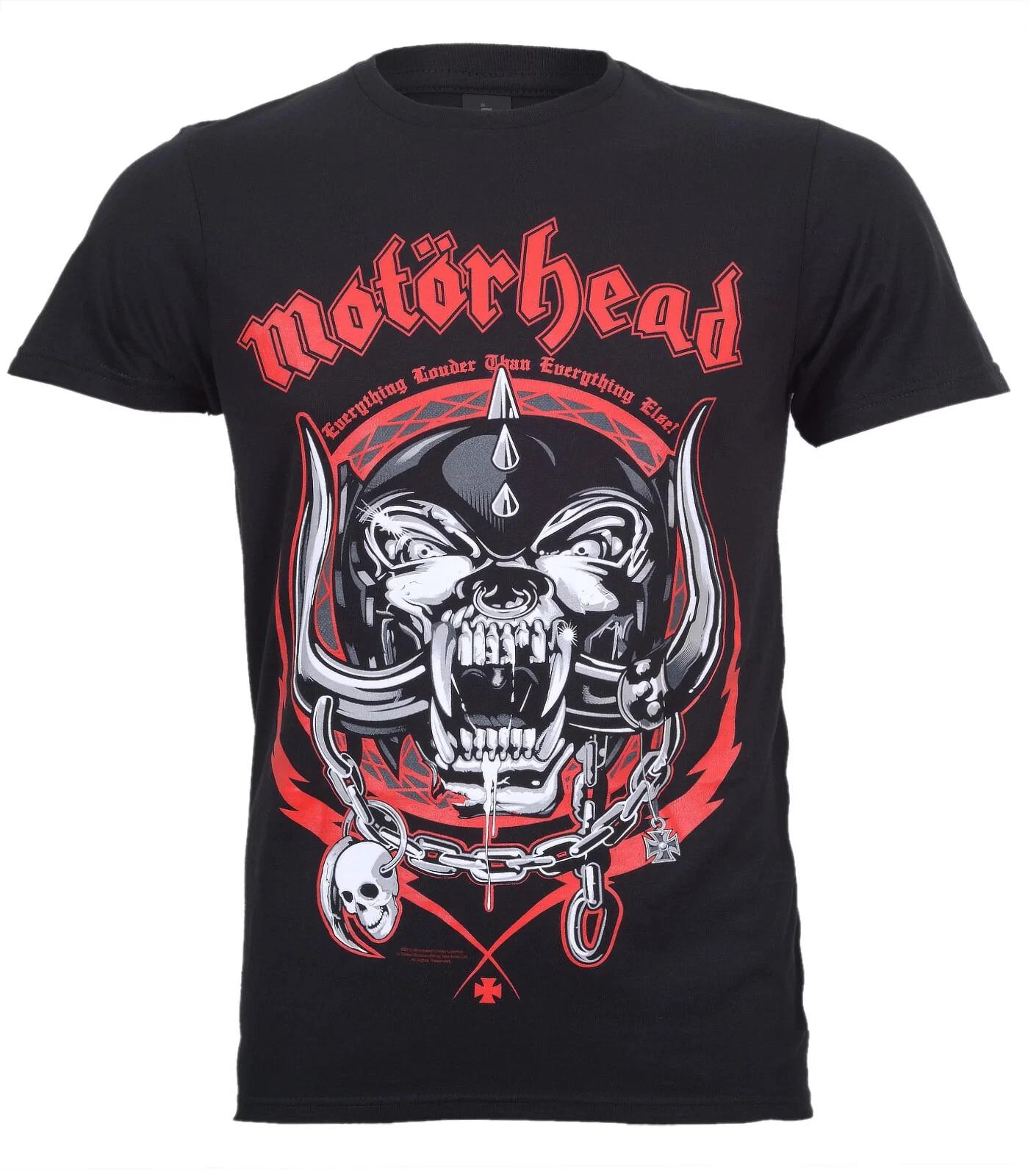 

Официальная футболка Motorhead Молния Венок Все Громче Военный Свин Lemmy Новая 4XL