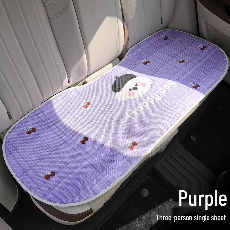Cherry Cartoon Dog Car Seat Cushion for Ford EcoSport, RuiSi, Focus - Year-Round Use