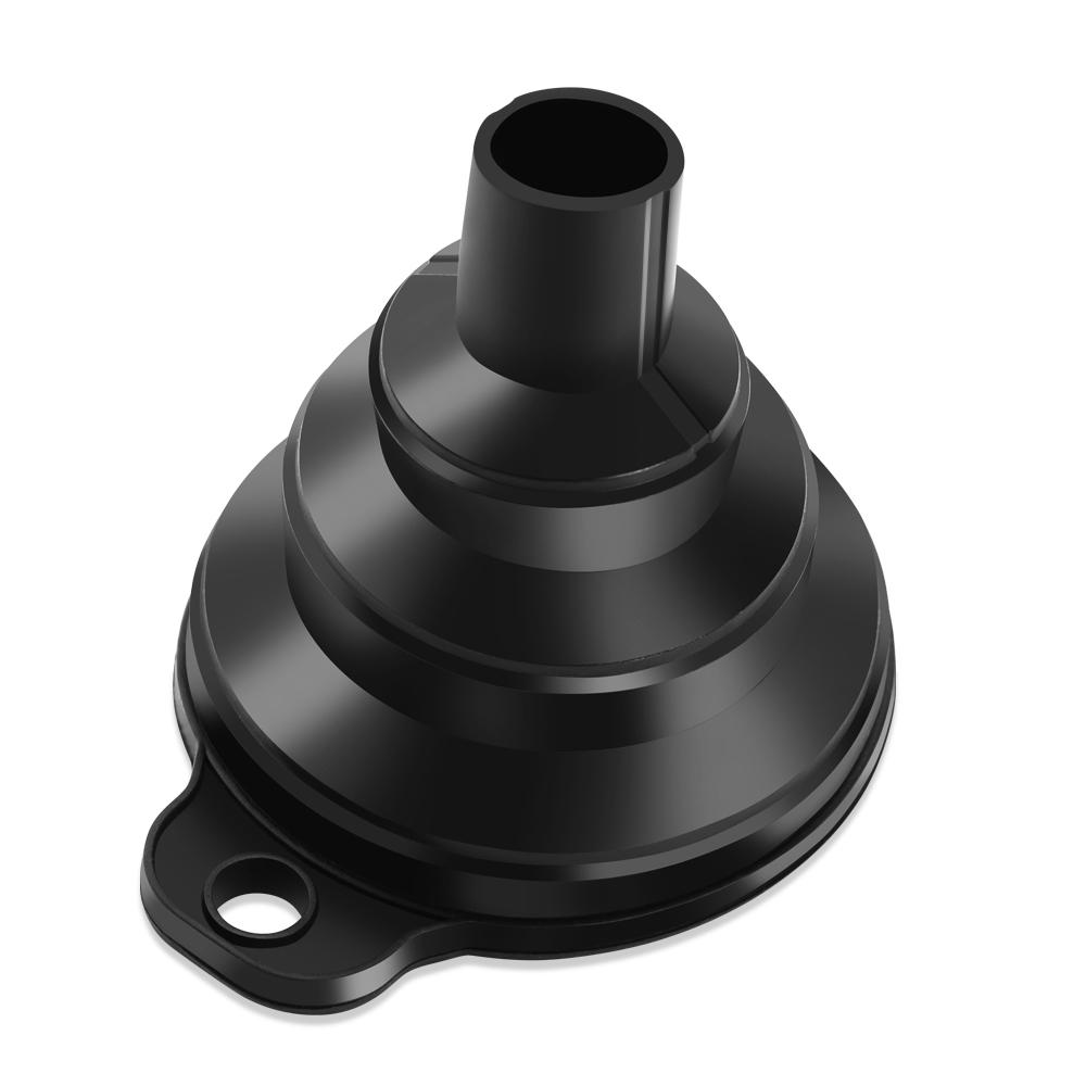 Pâlnie universală pliabilă din silicon pentru ulei de motor și lichid de spălare - portabilă, flexibilă și ideală pentru întreținerea mașinii