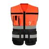 Reflective Safety Vests for Men Women High Visibility Reflective Strips Mesh Vest with Pockets