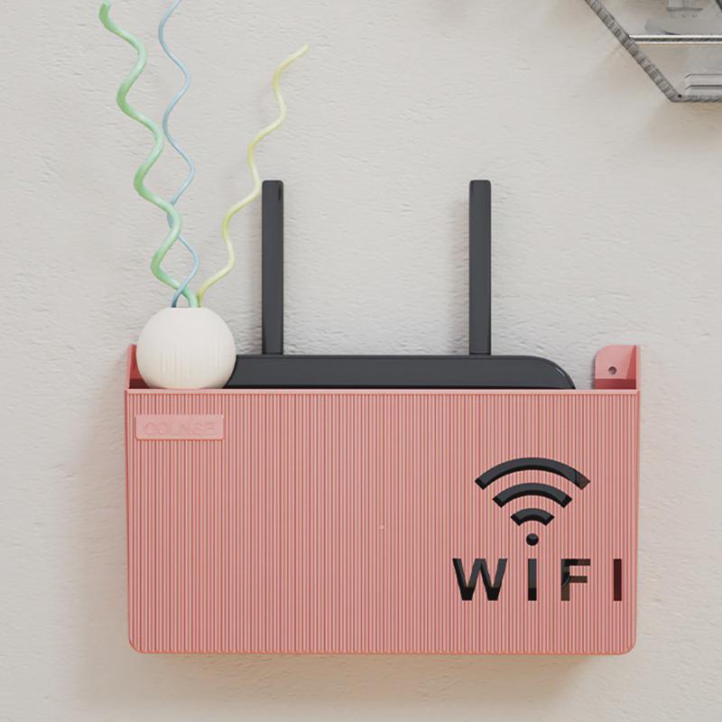 

Новый 1 шт. настенный беспроводной маршрутизатор Wi-Fi, полка, ящик для хранения, органайзер из АБС-пластика, кабель, кронштейн для питания, органайзер, коробка для домашнего декора