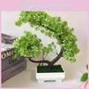 Flowers Simulated Chrysanthemum Green Plants Bonsai Desktop Decoration