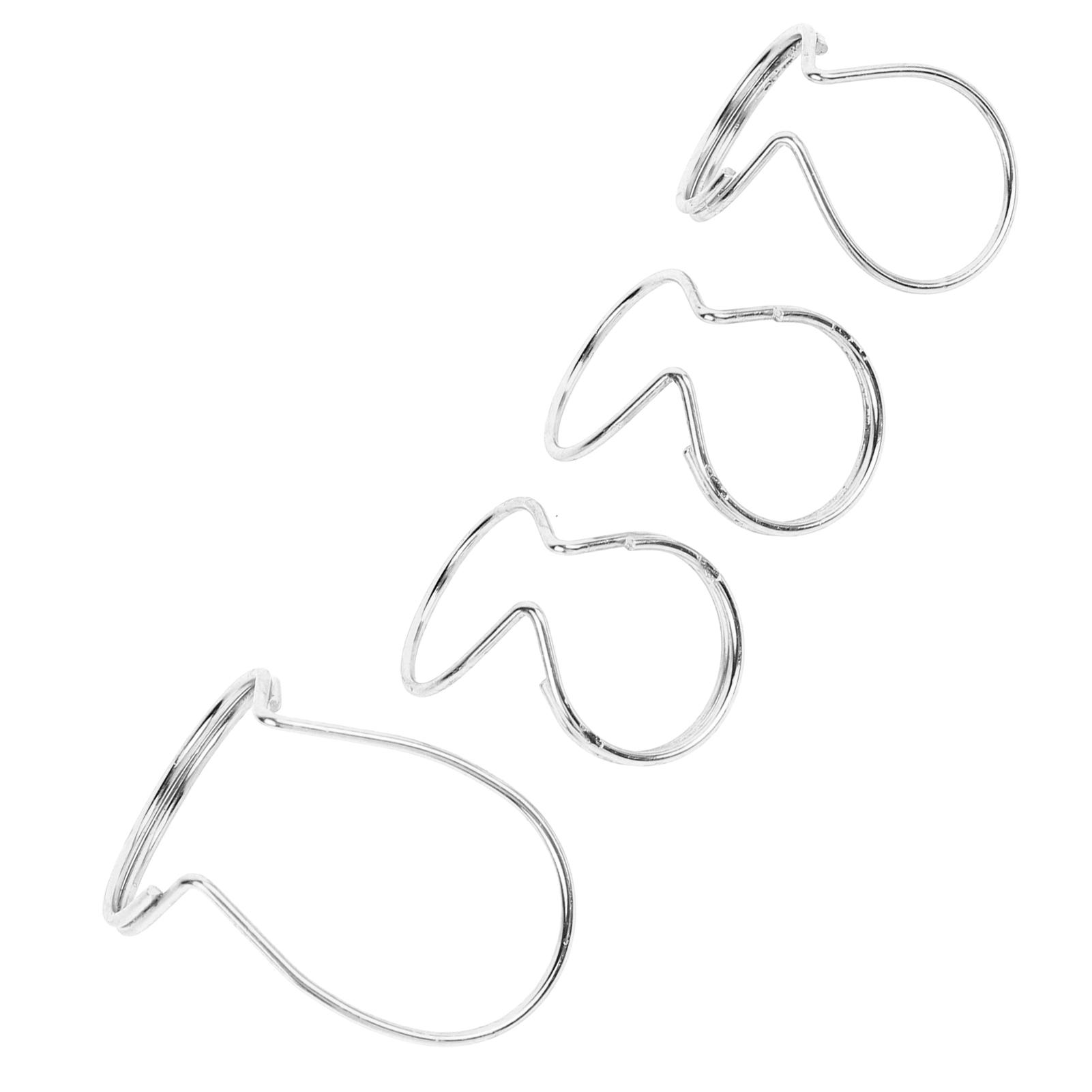 

4шт. бабочка-медиатор металлический гитарный плектр для большого пальца инструмент аксессуар для игры серебро серебряный