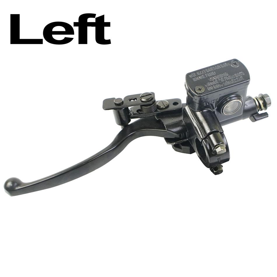 Motorcycle Brake Pump Front Master Cylinder Hydraulic Brake Lever Right for Dirt Pit Bike ATV Quad Moped Scooter Buggy Go Kart