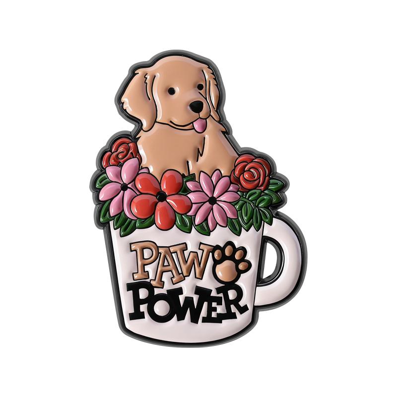 Cartoon Animal Drink Enamel Pins Witch Black Cat Elf Happiness Potion Christmas Gingerbread Coffee Drink Brooches Jewelry Gifts