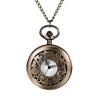 Cute Alice In Wonderland Skeleton Pocket Watch, Antique Roman Analog, Waterproof with Lid, Pendant Watch, Women's Necklace, Retro Fashion Accessory, P