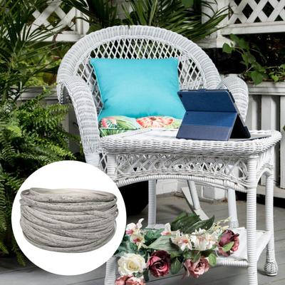 Kit de Reparo de Vime 120 PÉS Rattan Sintético Embossado Materiais de Fixação Impermeável DIY Cadeira de Rattan Cesta de Móveis Cesta de Reparo Plástico Rattan Plano
