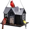 Solar Bird Feeders House For Outdoors Hanging Squirrel Proof Bird Supplies Bird Accessories Small Animal Supplies