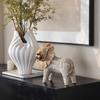 Modern Minimalist Lion Figurine, Nordic Style Animal Minimalist Aesthetic Decoration for Living Room, Study Room and Bedroom.