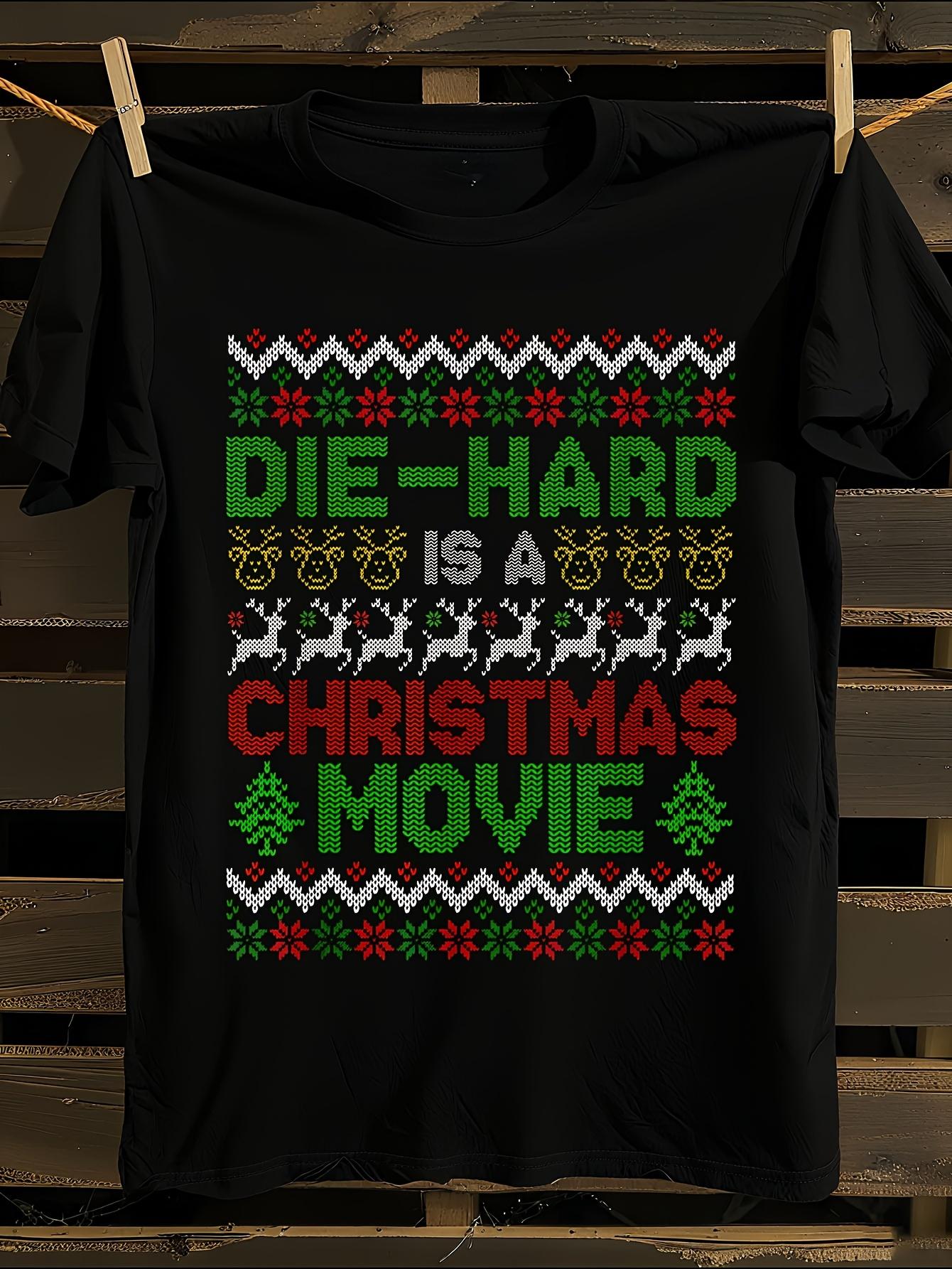 Die Hard Is A Christmas Movie Funny Tshirt XL