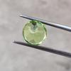 Peridot Shade Round Cut Glass Stone, 2 Carat Glass Stone, Loose Glass Stone, 8 MM Size Round.