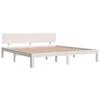 VidaXL Bed Frames White Solid Wood 180x200 Cm Super King 810511