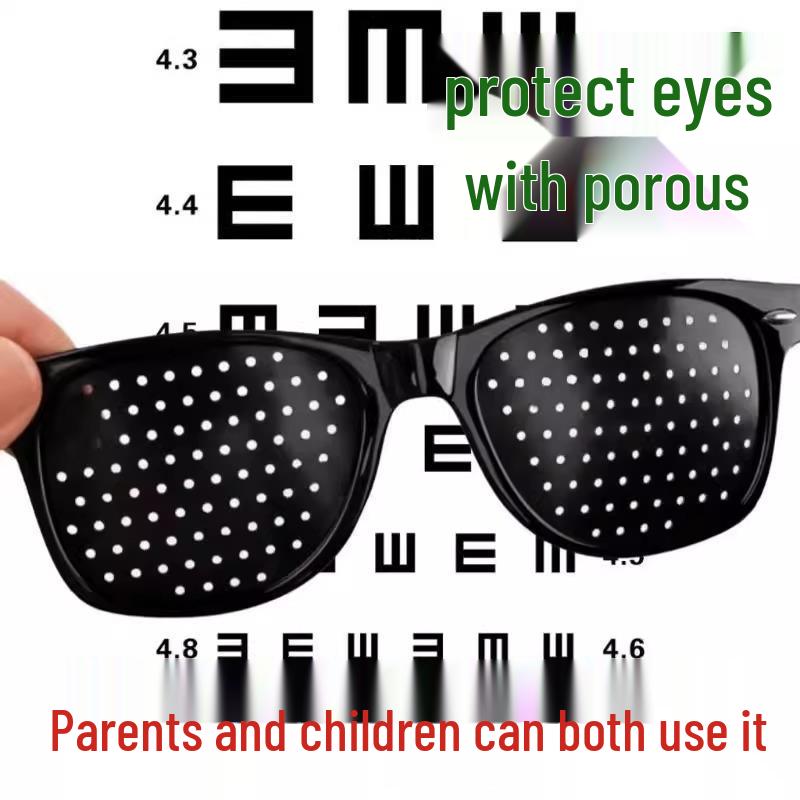 Pinhole Glasses for Myopia, Astigmatism, and Strabismus Correction
