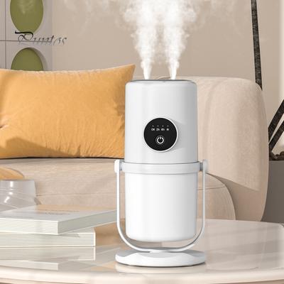 Aromatherapy Machine Humidifier with Rotating Bracket Intelligent Timing Dual-Spray Mode Silent Operation Air Sprayer with Large-Capacity Water Tank