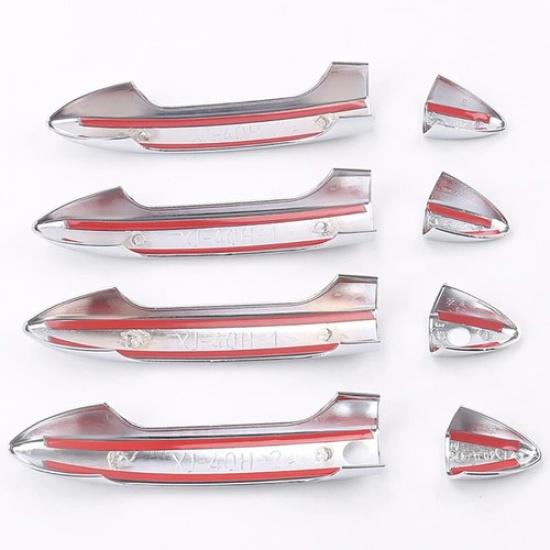 8Pcs Chrome Door Handle Cover Protector For Honda Accord 9th Gen G9 2013-2017