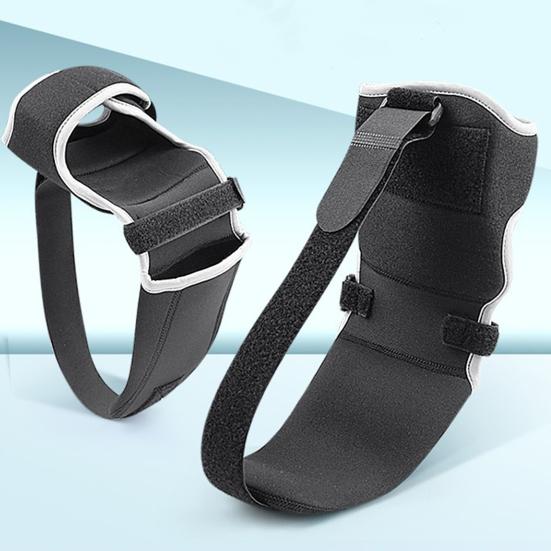 Plantar Fasciitis Night Socks with Handheld Massage Tool Double Pain Relief Support Plates Non-Slip Ankle Straps Breathable Soft Brace for Men Women