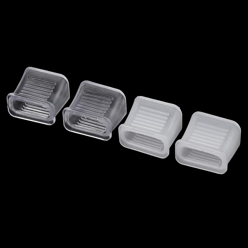 20Pcs Referee Whistle Cover Transparent Whistle Cushioned Mouth Grip Soccer Referee Whistle Protective Accessories