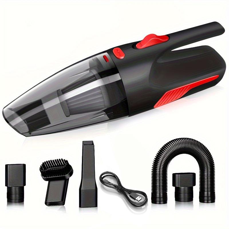 High-Power Portable Vacuum Cleaner - Wireless Charging for Home, Car, and Commercial Use