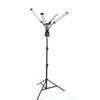 Flexible 4 Arms LED Video Light 3200K 5600K Dimmable Photography Fill Light for Live Streaming Black US Plug