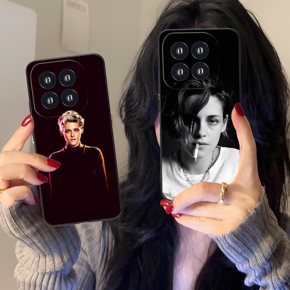 Kristen Stewart Mobile Cell Phone Case for Xiaomi 15 14 13 12 Mi 11 T Ultra Lite Pro S X 5G Colorful Printing Cover Luxury Cover