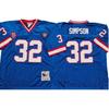Retro Buffalo Bills Football Jersey Mens Short Sleeve Cotton Blend Sports Tee Vintage Style