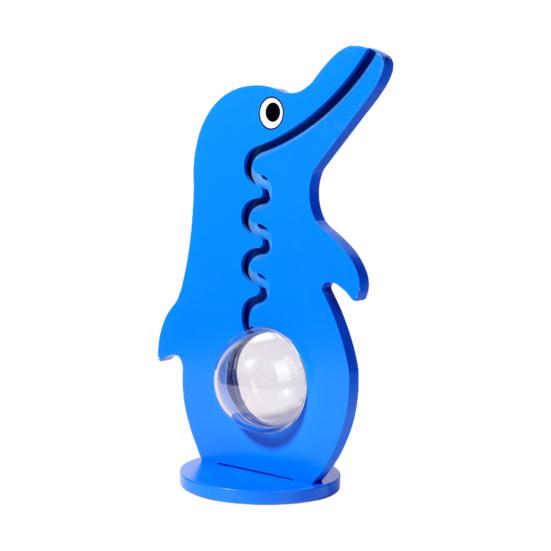 Holz Dinosaurier Sparschwein Klarer Acryl Bauch Münz Bargeld Behälter Jungen Mädchen Cartoon Hund Pinguin Geldsparen Box Dekoration