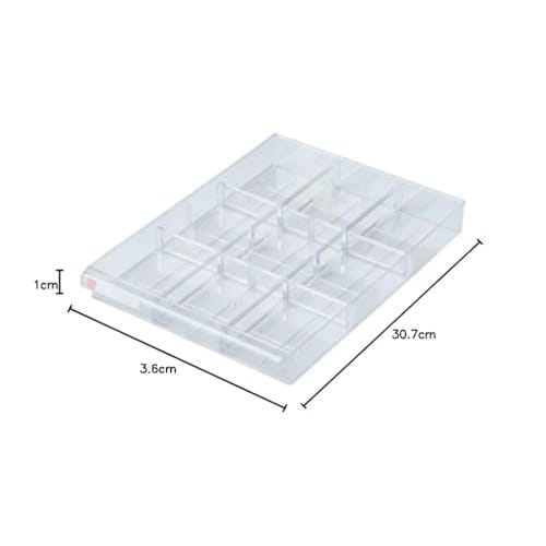 Nakabayashi Avante V2 Optional Divider for A4 Vertical Drawer Shallow Type AW-22S Transparent