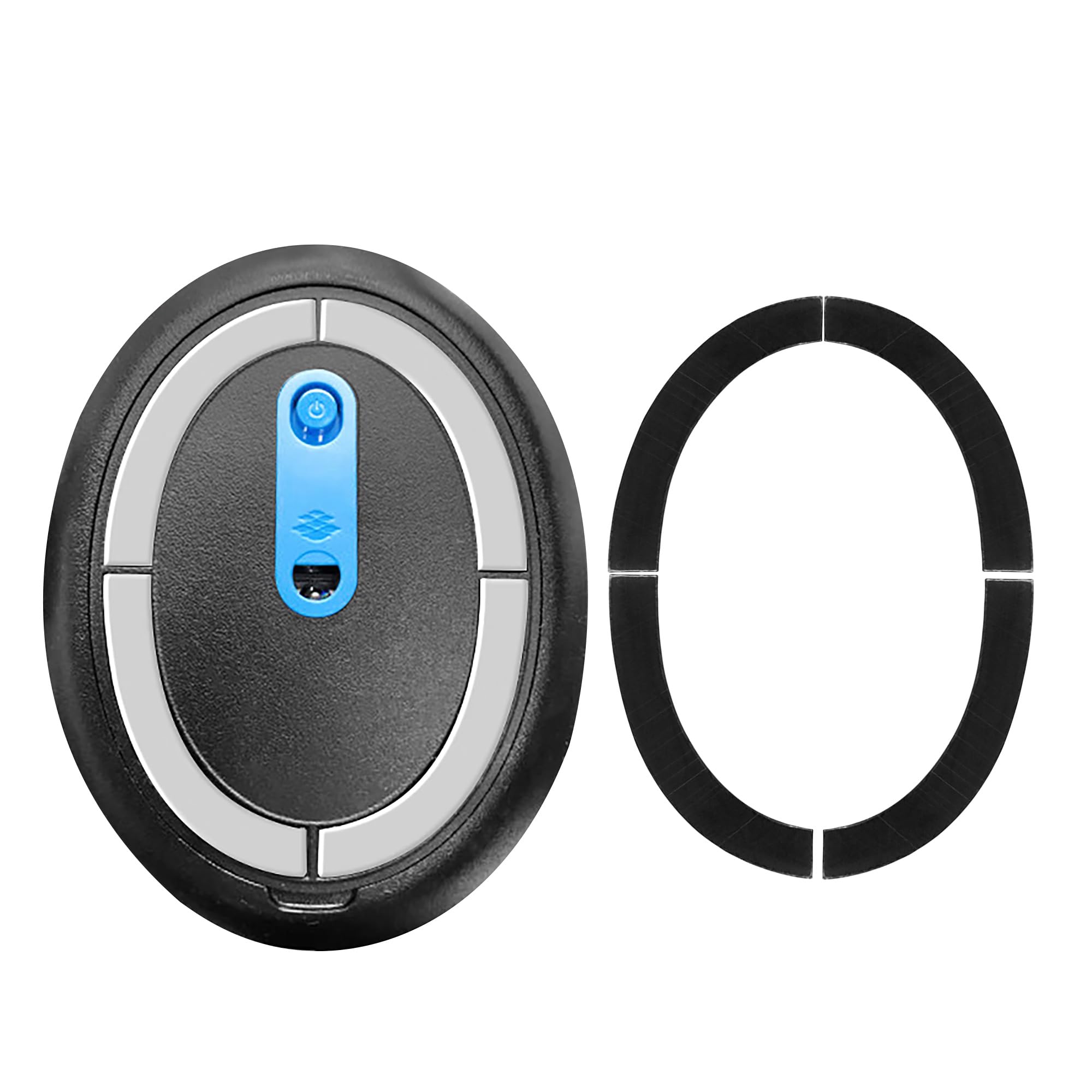 kwmobile Mouse Feet - Replacement Stickers for Microsoft Sculpt Ergonomic Mouse Soles - Enhanced Glide, Black