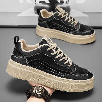 Men'S Shoes Breathable Little White Shoes Men'S Trendy Platform Sports Casual Board Shoes Trendy Shoes