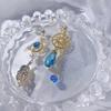Game Genshin Impact Wanderer Balladeer Cosplay Earring Metal Eardrop Adult Unisex Earstuds