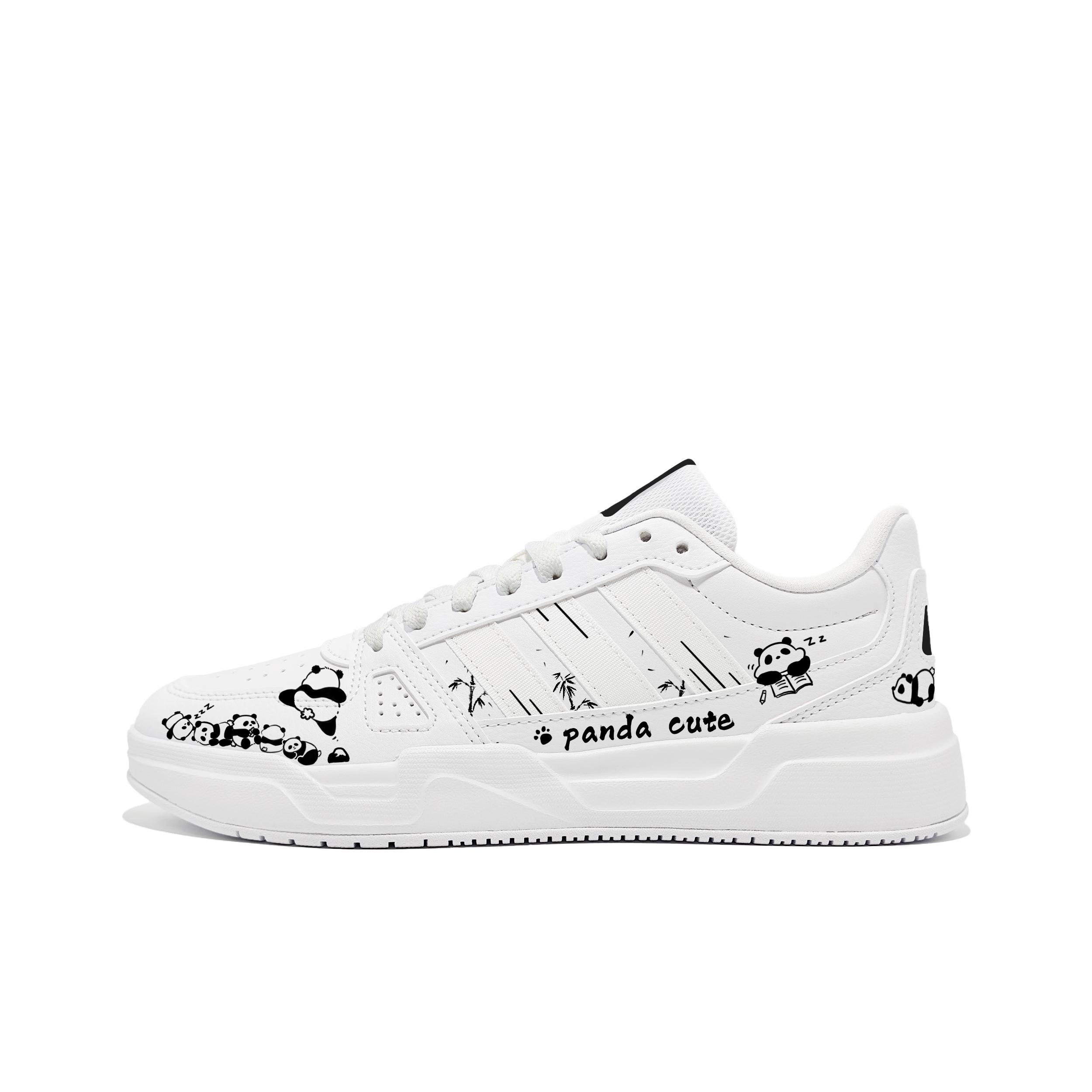

Adidas LITE BALLER Panda Panpan Pu Low top Skateboard Shoes Unisex Black White JS4358(Team2087-) 39⅓