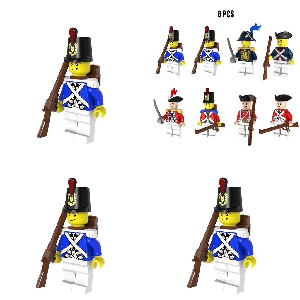 Pirate-themed Medieval Navy Admiral Building Blocks 4.5cm Height Abs Plastic