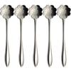 Tsubame Sanjo Flower Cutlery Coffee Spoon Cosmos Set of 5 Gift Package Made In Japan 12.3cm