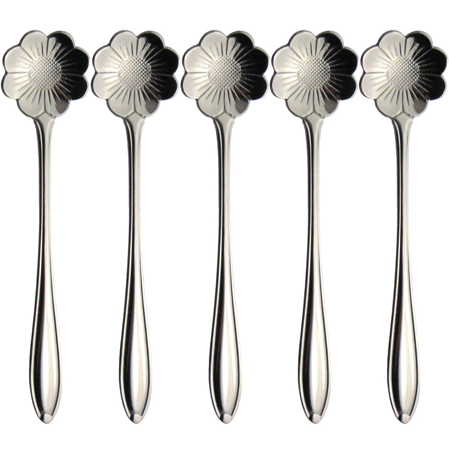 

Nagao Tsubame Sanjo Flower Cutlery Coffee Spoon Cosmos Set of 5 Gift Package Made in Japan 12.3cm