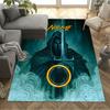Sword Legend Customize Your Name Floor Rug Office Rug Perfect for Study room Living Rooms Balcony Outdoor Anti-slip Rug Decorate Offices