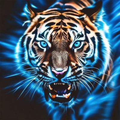 Full 5D Diy Diamond Painting <Tiger> Diamond Embroidery Full Cross Stitch Home Decoration Handmade Gift