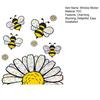 Spring Summer Bee Sunflower Window Sticker Prism Suncatcher Glass Window Cling Reusable Static Decals for Shop Home Office School Decor